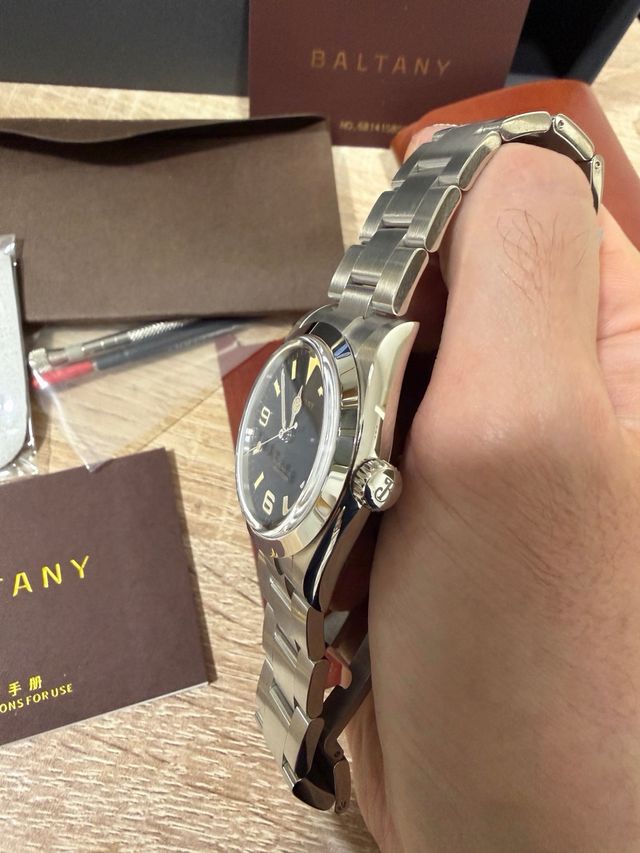 Baltany Explorer negro 36mm NH38 Automático