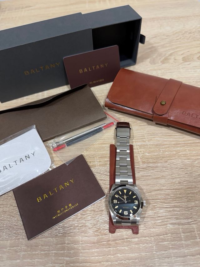 Baltany Explorer negro 36mm NH38 Automático