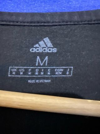 Camiseta Real Madrid Adidas Negra Talla M