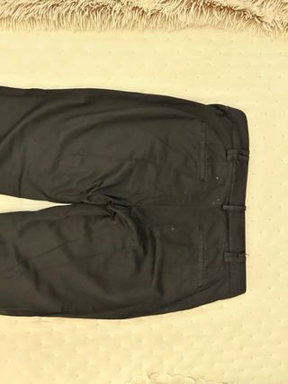 Pantalón Mango Negro Entallado