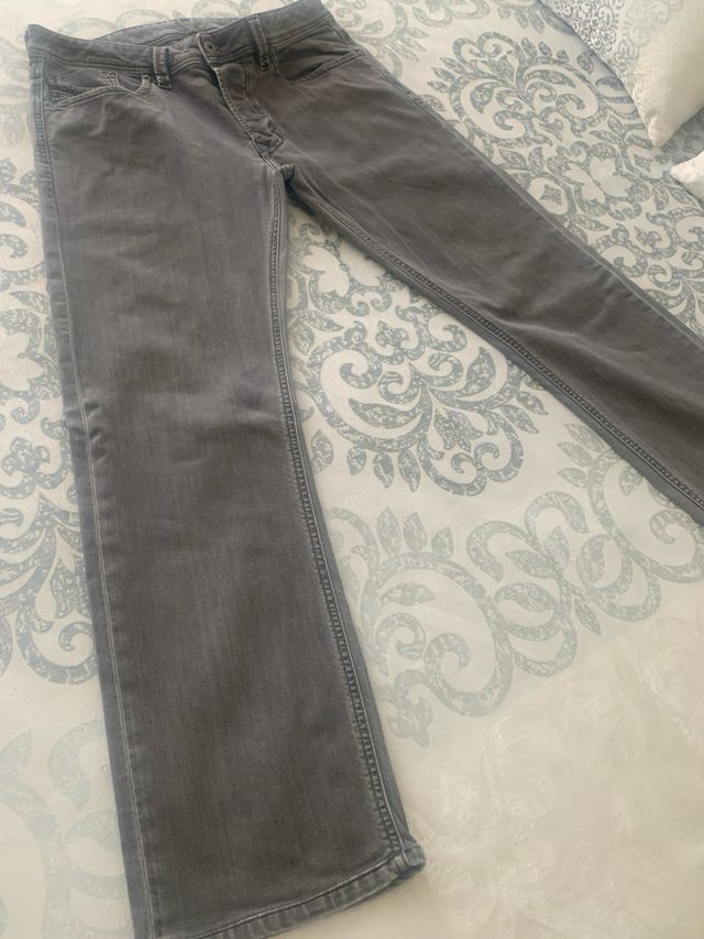 Pantalón Vaquero Diesel Larkee Gris Talla 32x32