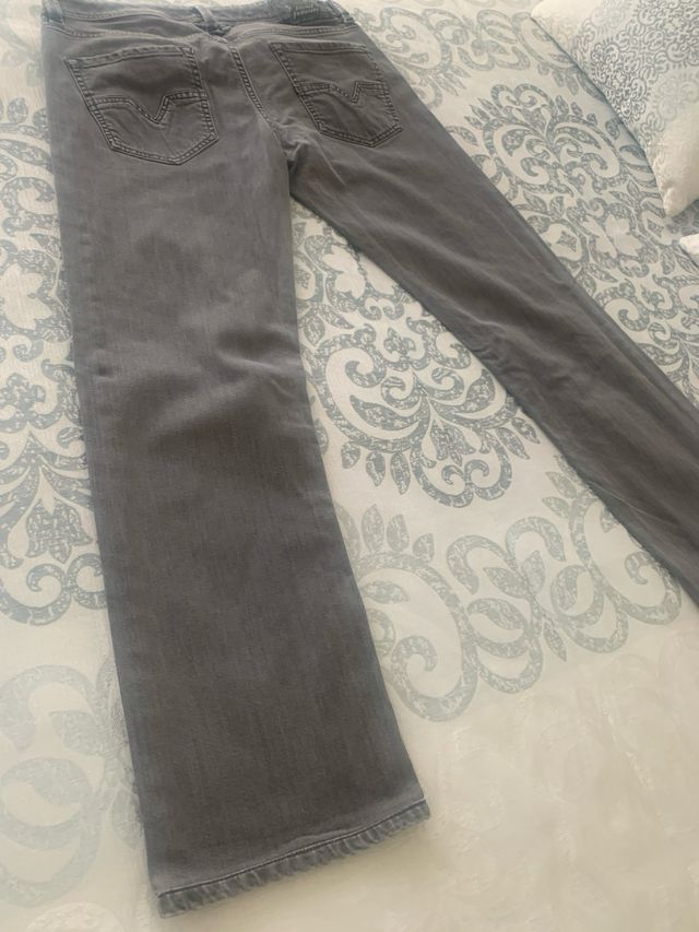 Pantalón Vaquero Diesel Larkee Gris Talla 32x32