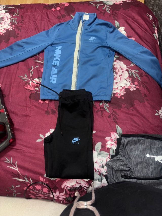 Conjunto Chándal Nike Azul y Negro