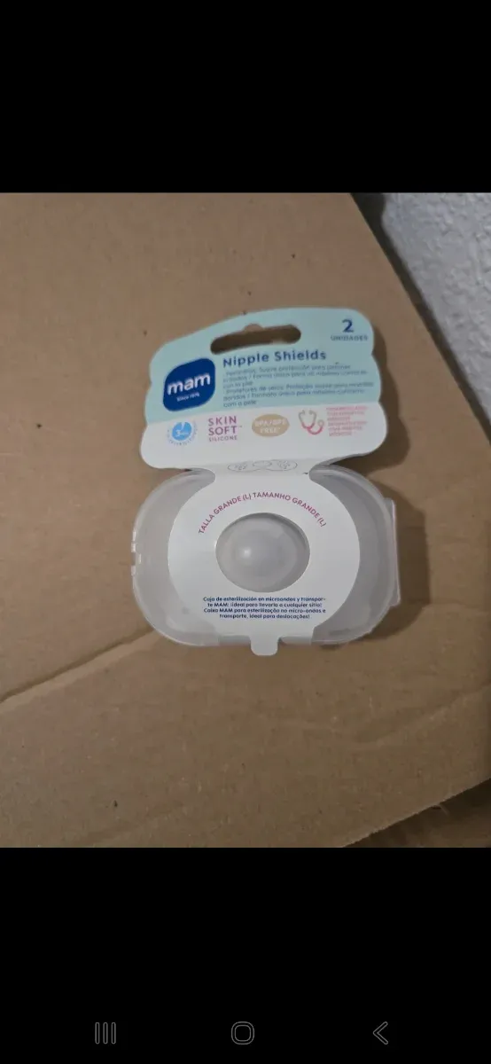 MAM Pezoneras Silicona SkinSoft Talla G (2 uds)