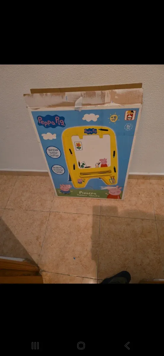 Pizarra Peppa Pig para niños
