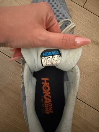 Zapatillas Hoka Running Azul y Naranja