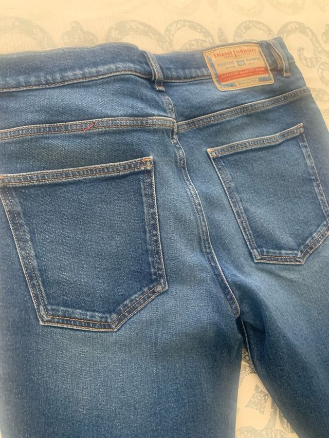 Pantalón Vaquero Diesel Talla 32x32 Azul