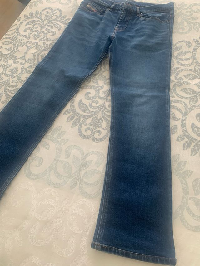 Pantalón Vaquero Diesel Talla 32x32 Azul