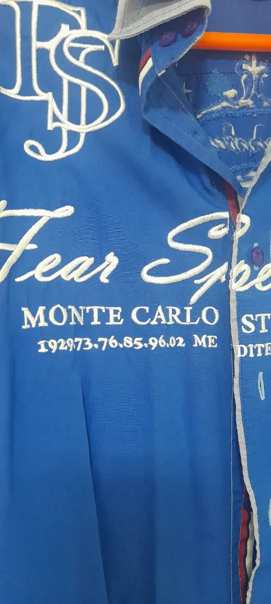 Camisa F&J Hombre Talla M Azul