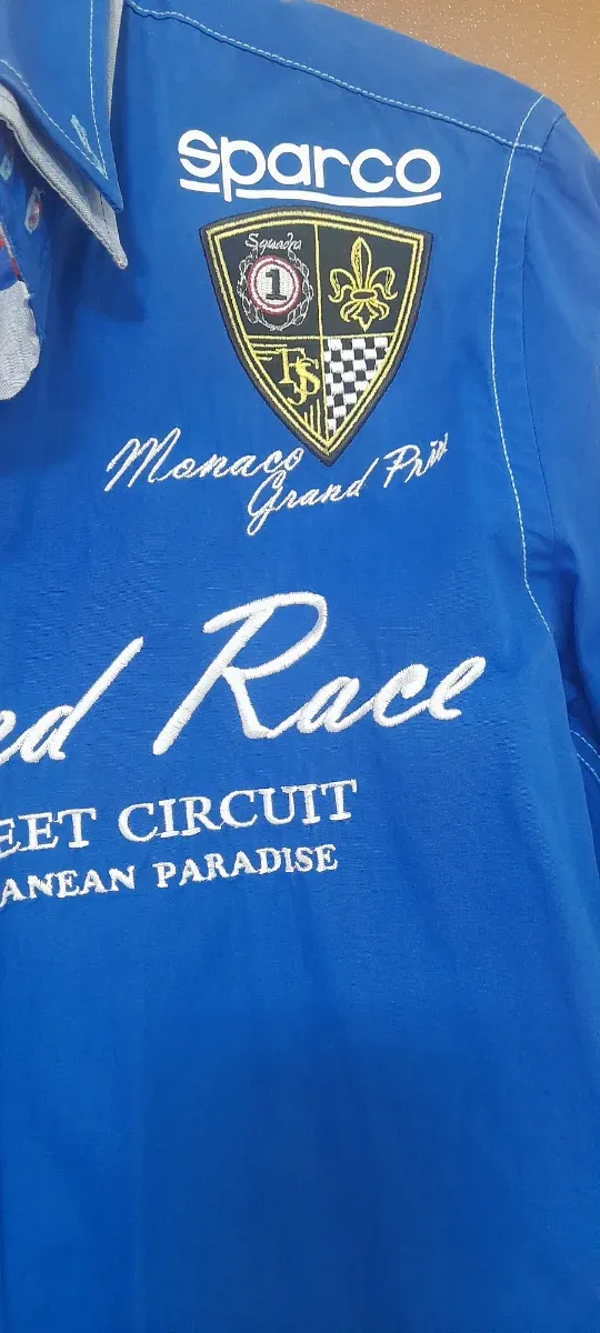 Camisa F&J Hombre Talla M Azul