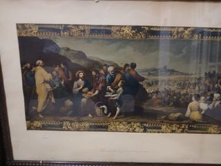 Cuadro antiguo enmarcado