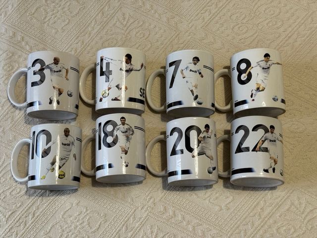 Set de vino + 8 Tazas Real Madrid