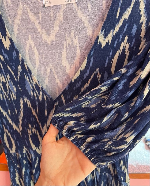 Vestido Sfera estampado talla L