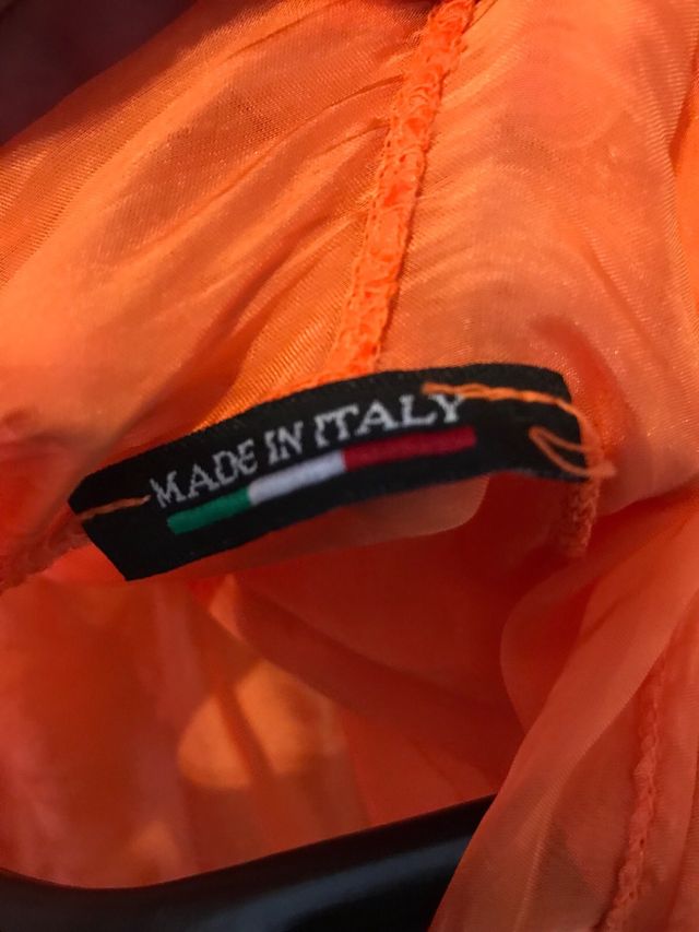 Camisola de playa naranja