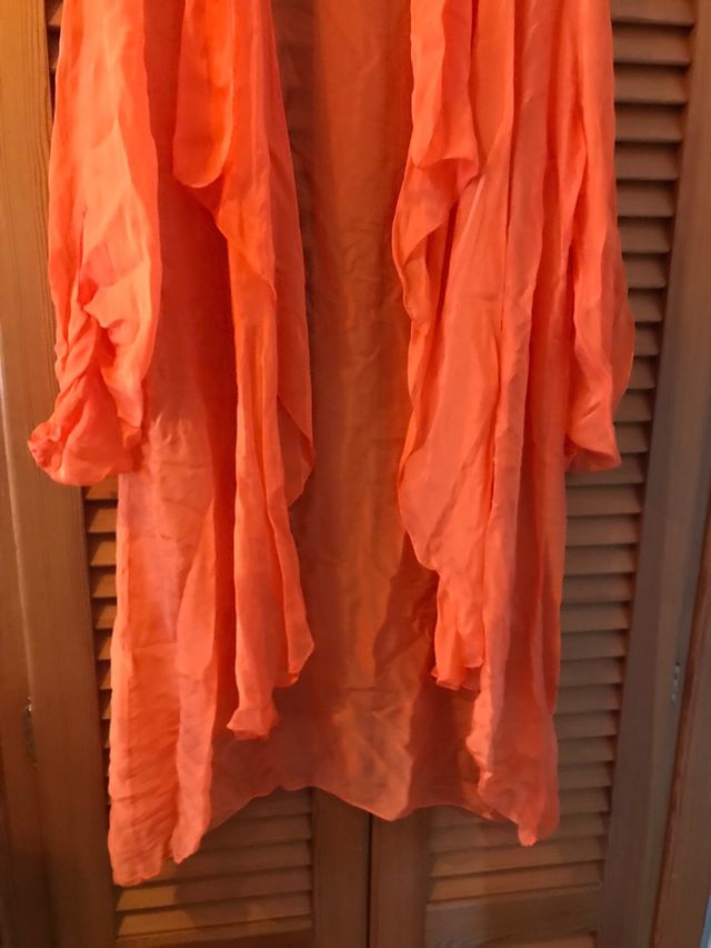 Camisola de playa naranja