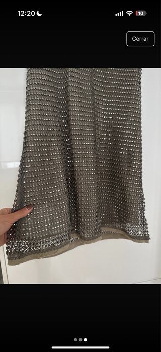 Vestido Zara fiesta lentejuelas talla única