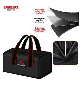 Bolsa pequeña negra herramientas 24x14x14cm. NUEVA