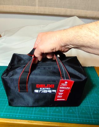 Bolsa pequeña negra herramientas 24x14x14cm. NUEVA