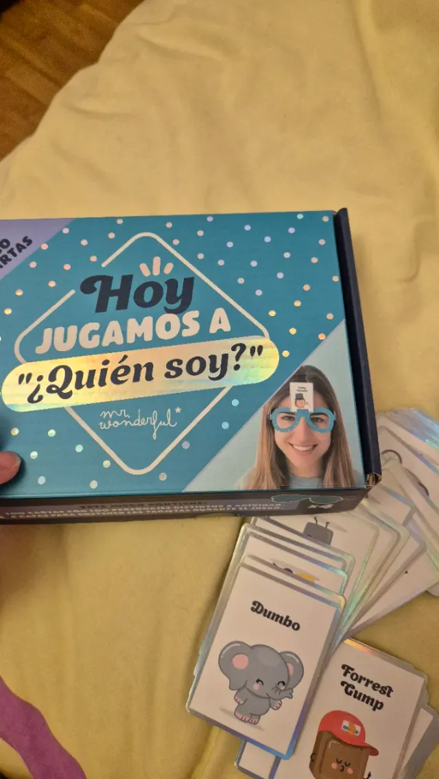 Juego de cartas ¿Quién soy? Mr. Wonderful