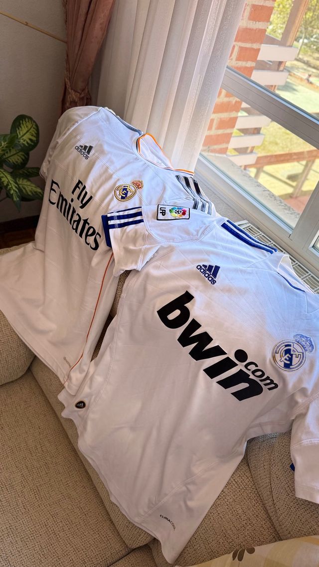Lote 2 Camisetas Real Madrid Adidas Originales