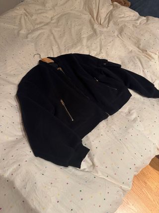 Chaqueta bomber ZARA negra
