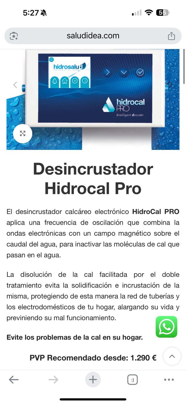 Desincrustador Hidrocal PRO