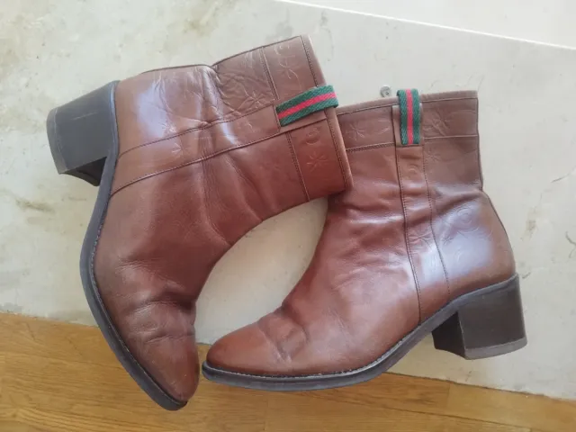 Botas Dansi Botín Campero Marrón Talla 40