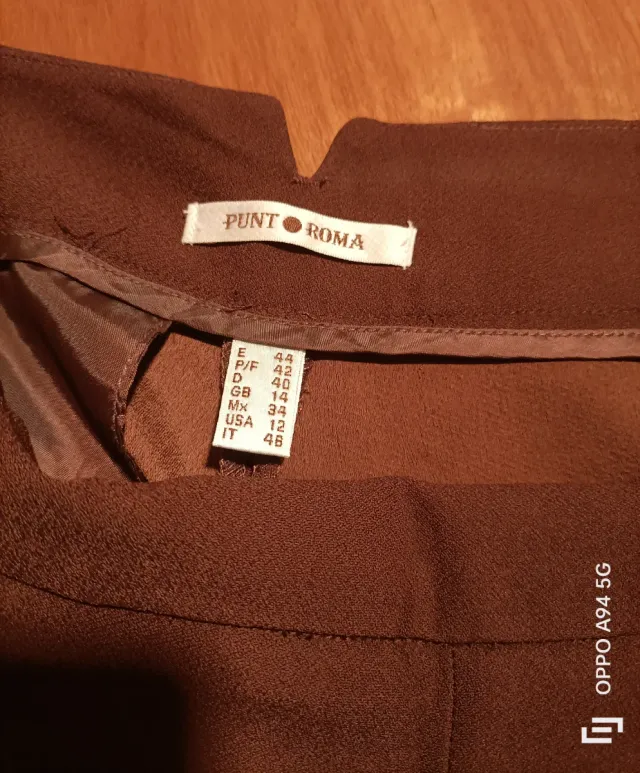 Pantalón Punto Roma Marrón