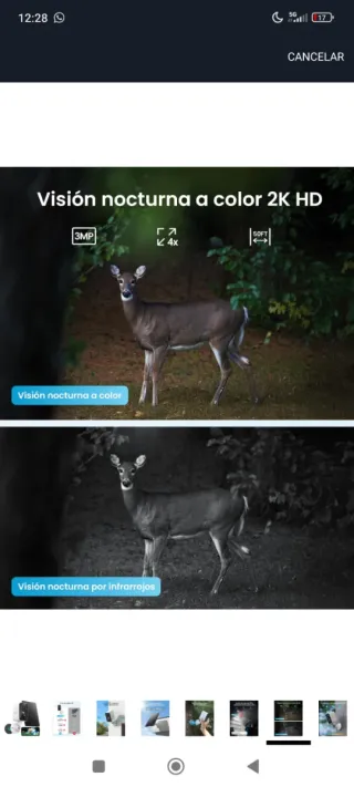 ioGeek Cámara Seguridad 4G LTE Batería Solar