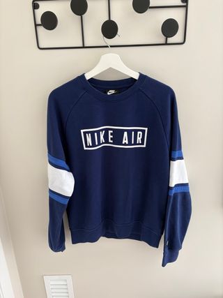 Sudadera Nike Air Azul y Blanca