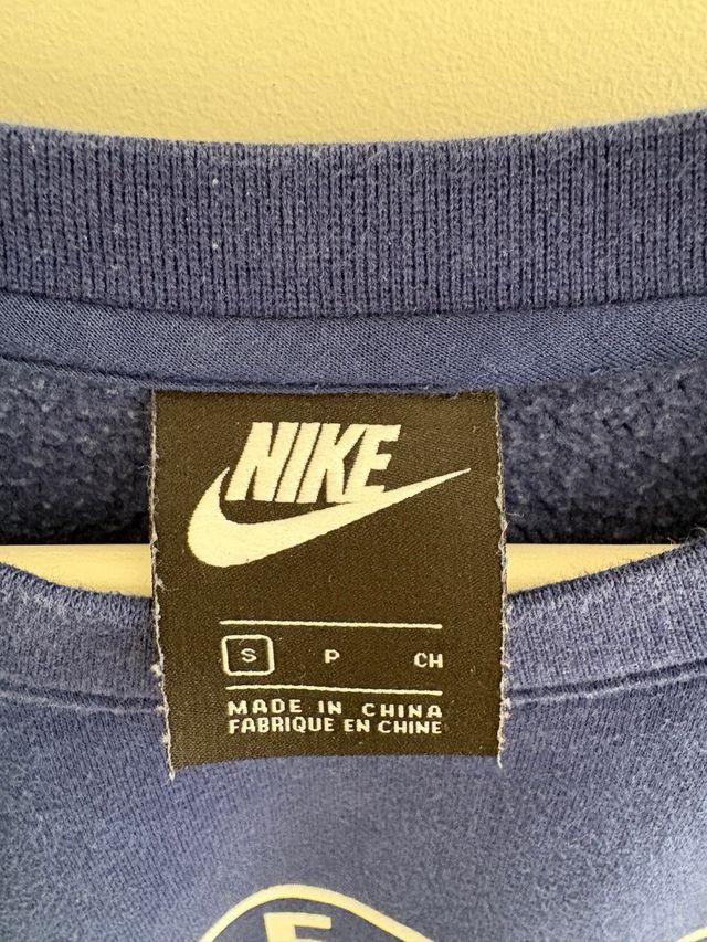 Sudadera Nike Air Azul y Blanca