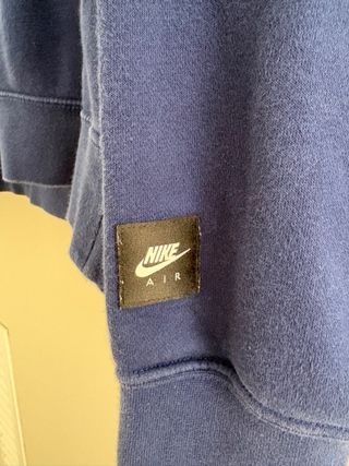 Sudadera Nike Air Azul y Blanca