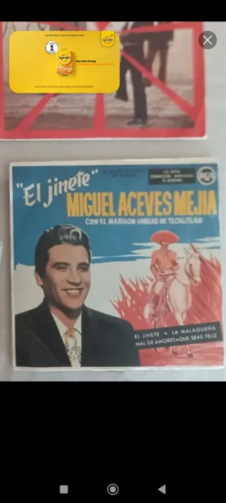 Maxi single Vinilo El Jinete - Miguel Aceves Mejía