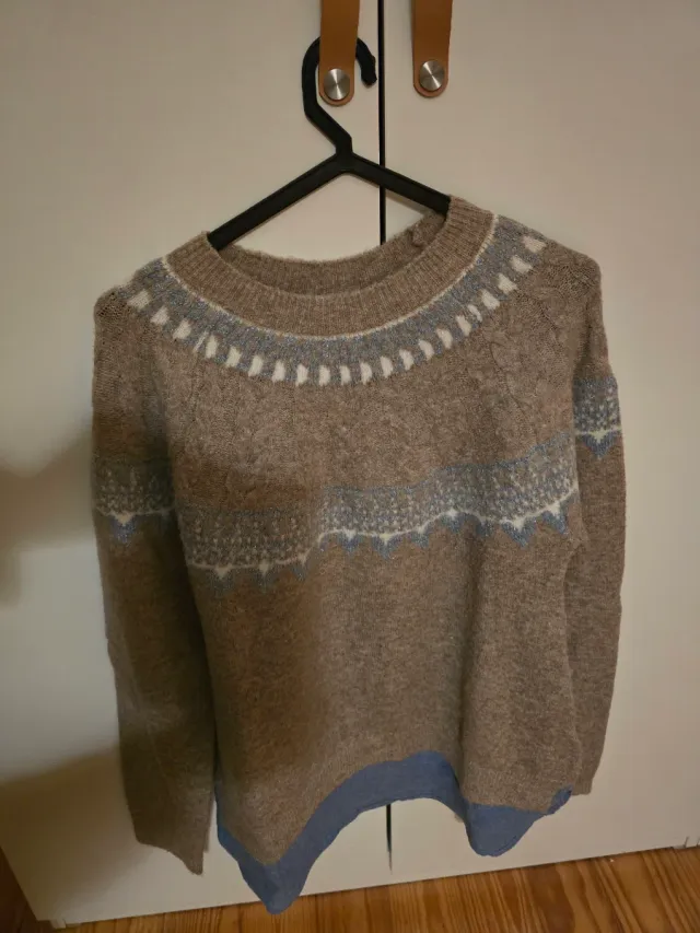 Camisola Springfield Castanho e Azul