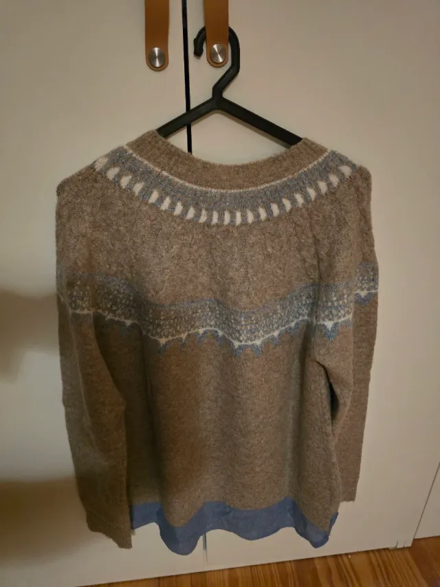 Camisola Springfield Castanho e Azul