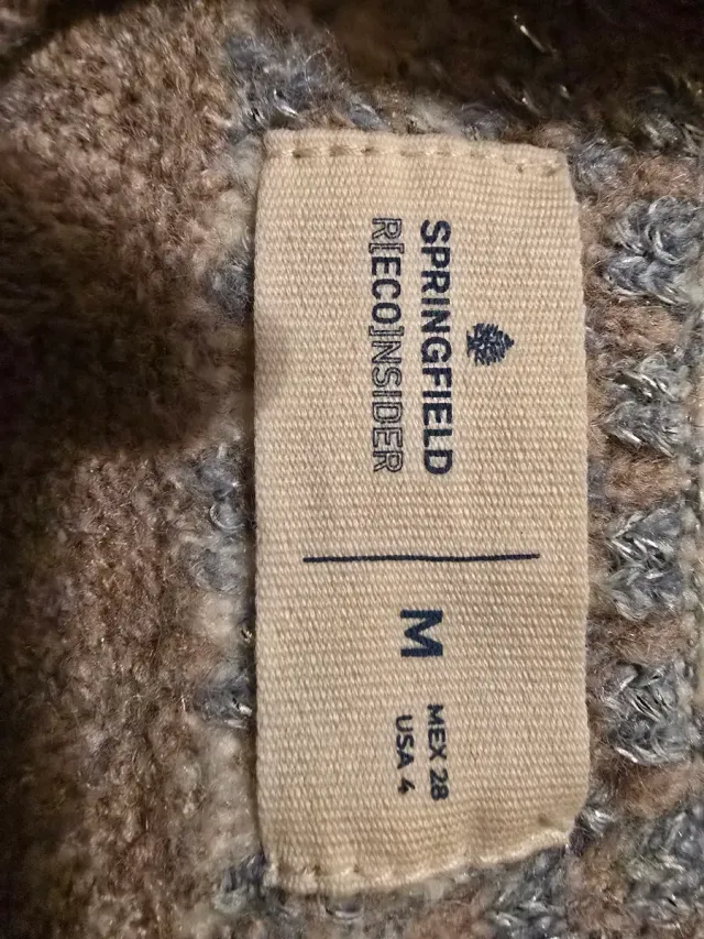 Camisola Springfield Castanho e Azul