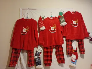 Super Oferta de pijamas familiares navideños
