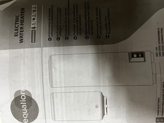 Caldera eléctrica Equation