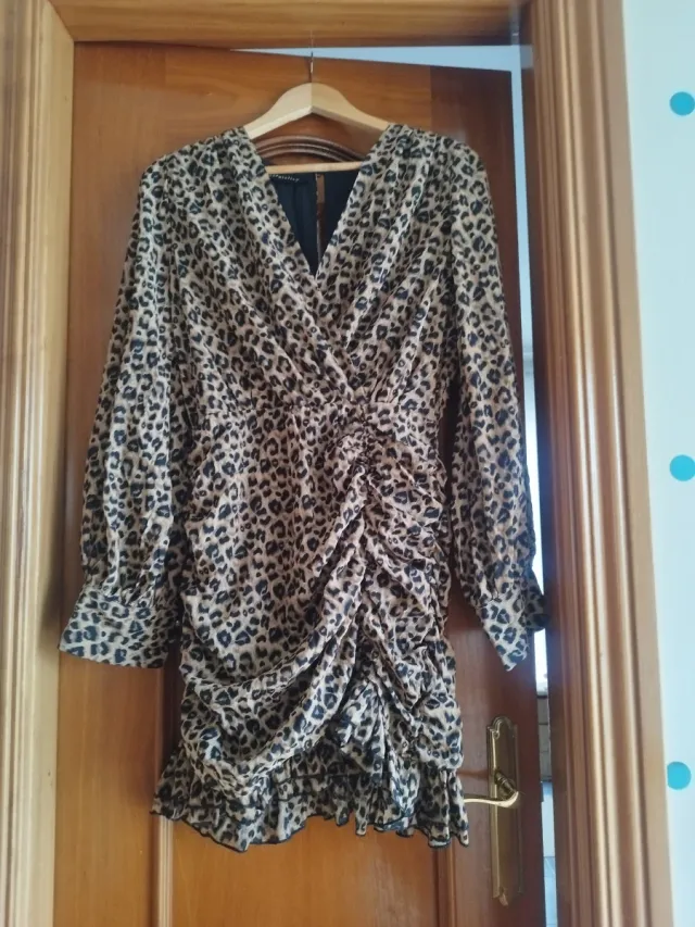 Vestido Maraislise Animal Print Talla S nuevo