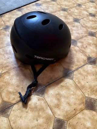 Casco Negro Skate BMX Scooter Bici