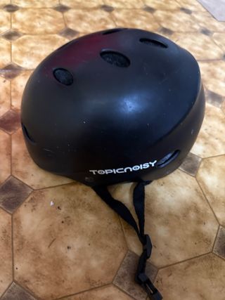 Casco Negro Skate BMX Scooter Bici
