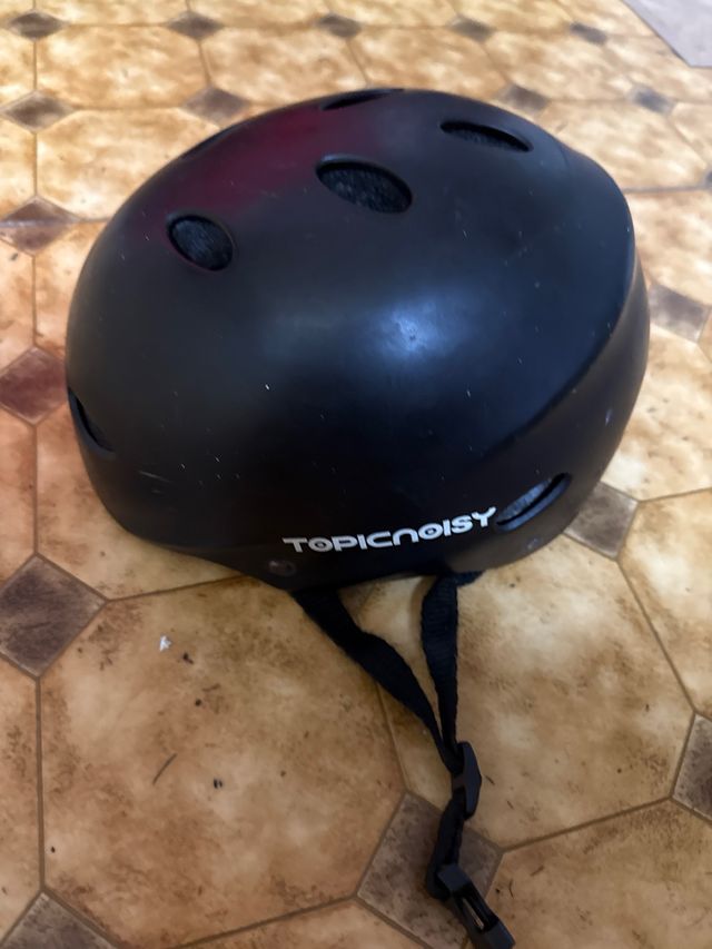 Casco Negro Skate BMX Scooter Bici