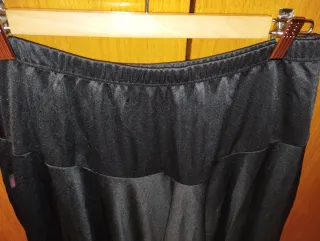 Falda flamenca rociera negra