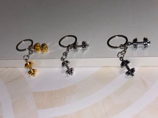 Llavero Mancuernas Plata