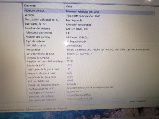 Portátil HP 15-bs093ns