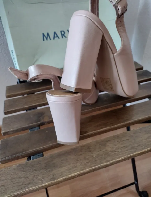 Zapatos Marypaz Talla 36 color Nude