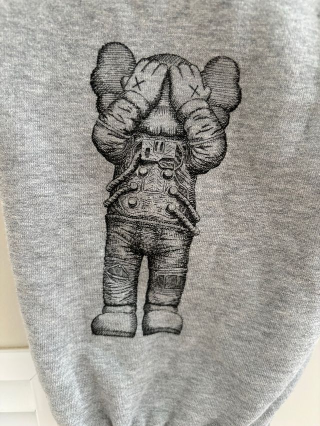 Chándal Kaws x Uniqlo Gris