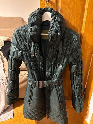 Abrigo acolchado Sfera verde