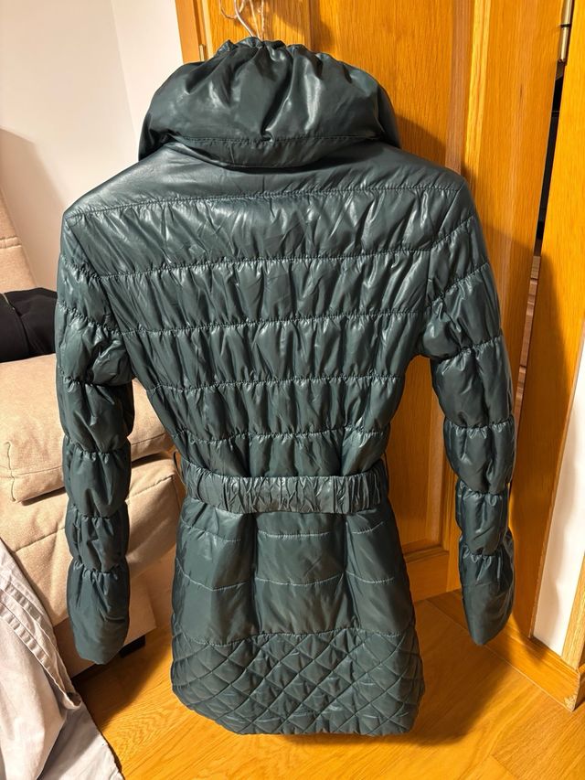 Abrigo acolchado Sfera verde
