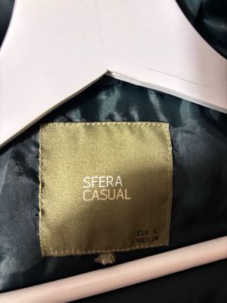 Abrigo acolchado Sfera verde